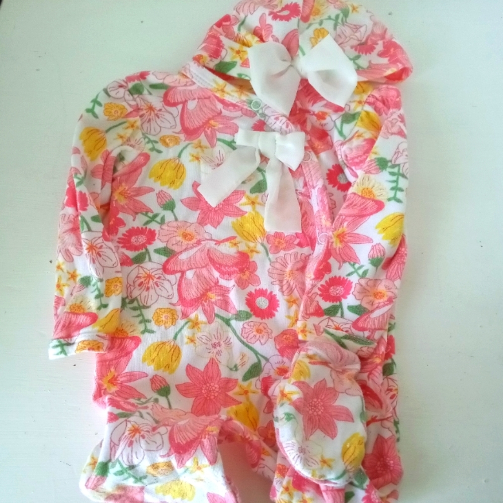 BOGO Free Catherine Malandrino One piece and matching hat.